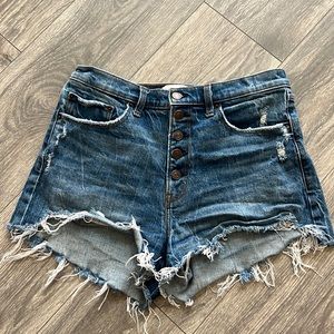 Abercrombie + Fitch High Rise Mom Shorts